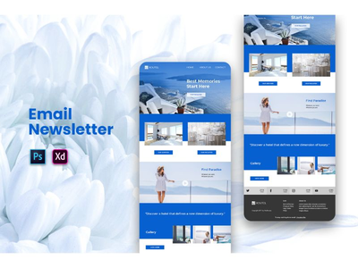 电子邮件通讯模板(Email Newsletter Templates)