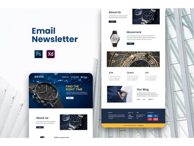 电子邮件通讯模板(Email Newsletter Templates)