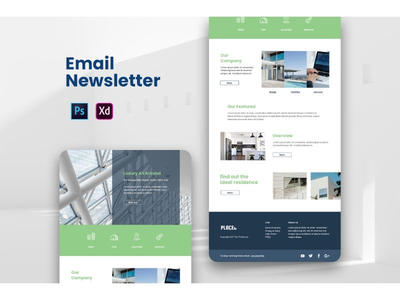 电子邮件通讯模板(Email Newsletter Templates)