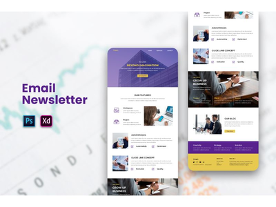 电子邮件通讯模板(Email Newsletter Templates)