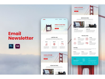电子邮件通讯模板(Email Newsletter Templates)