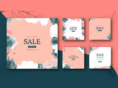 季末夏季特卖 Instagram 帖子(End of season summer sale instagram post)