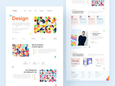 设计机构登陆页面(Design Agency Landing Page)