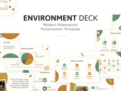 环境PowerPoint演示模板(Environment PowerPoint Presentation Template)