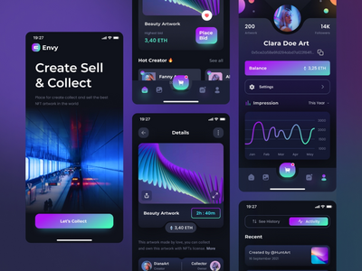 羡慕市场 NFT 移动(Envy Marketplace NFT Mobile)