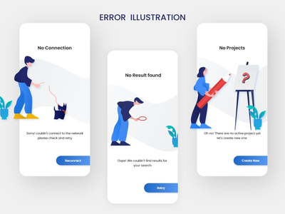 错误说明概念(Error illustration concept)