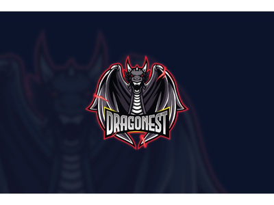 电子竞技标志 Dragonest(Esport Logo Dragonest)