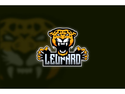 电子竞技标志豹(Esport Logo Leopard)
