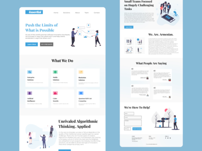 网页登陆页面设计(web landing page design)