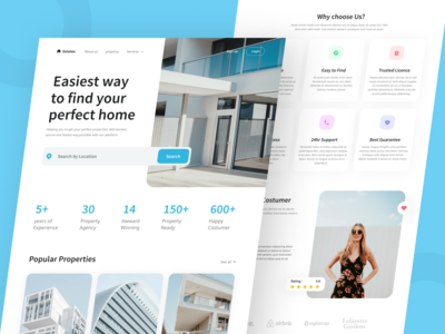 Estatex - 房地产登陆页面(Estatex - Real Estate Landing Page)