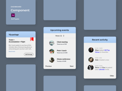 仪表板组件 - 事件(Dashboard Components - Events)