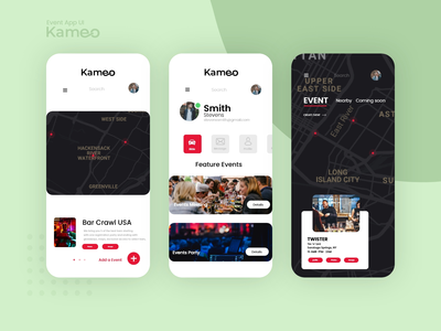 活动应用界面(Event App ui)