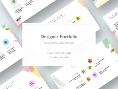 Designer Portfolio Deck - 终极演示模板(Designer Portfolio Deck - Ultimate Presentation Template)