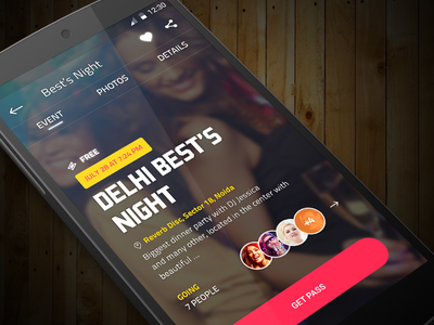 活动详情屏幕 |活动预订应用程序(Event Detail Screen | Event Booking App)