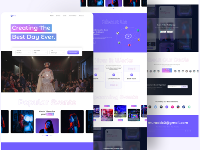 事件查找器登陆页面(Event finder landing page)