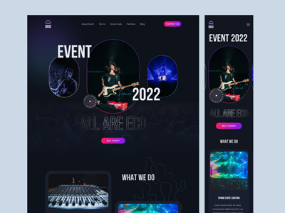活动组织者 DKO 登陆页面设计✨(Event Organizer DKO Landing Page Design ✨)