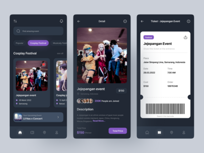 票务活动移动应用程序(Ticket Event Mobile App)