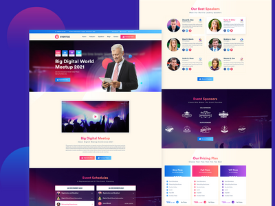 Eventoz - 会议、活动和聚会模板(Eventoz - Conference, Event And Meetup Template)