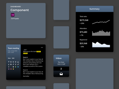 仪表板组件 - 事件(Dashboard Components - Events)