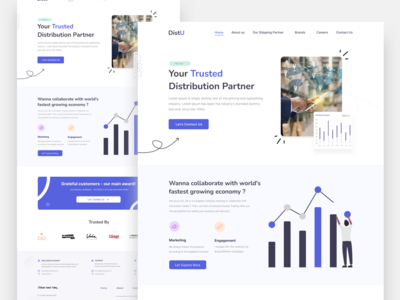 公司登陆页面(Company landing page)