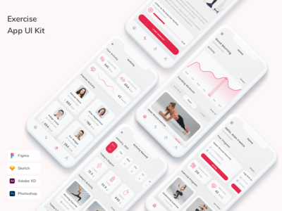 锻炼应用程序 UI 套件(Exercise App UI Kit)