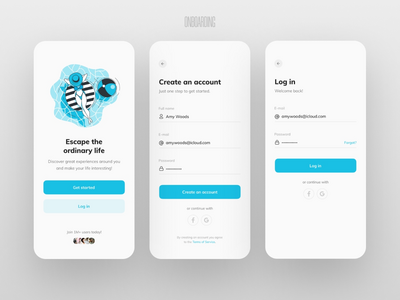 体验 App UI 登录页面(Experiences App UI Login Page)