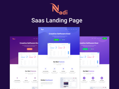 萨斯登陆页面(Saas Landing page)