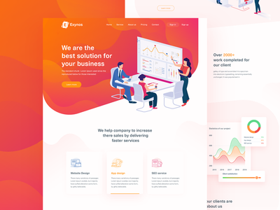 Exynos 代理登陆页面(Exynos Agency Landing Page)