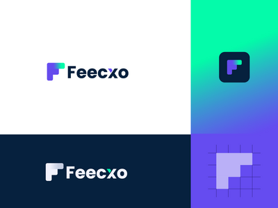 F字母标志设计-标志设计(F letter logo design - logo design)