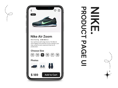 耐克产品页面UI设计(Nike Product Page UI Design)
