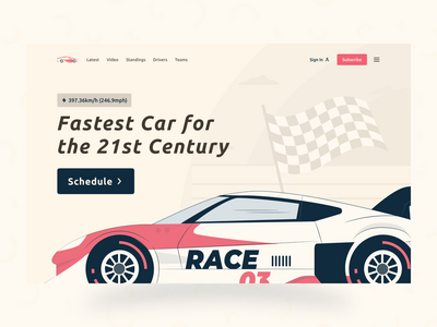 一级方程式网站重新设计(Formula 1 Website Redesign)