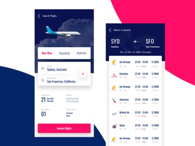 航班预订应用程序(Flight Booking App)