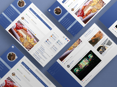 Facebook 重新设计概念(Facebook redesign concept)