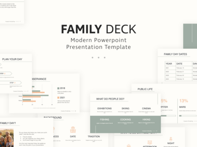 家庭的PowerPoint演示模板(Family PowerPoint Presentation Template)