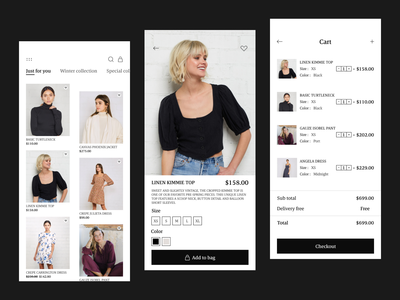 时尚电商手机App(Fashion e-commerce Mobile App)