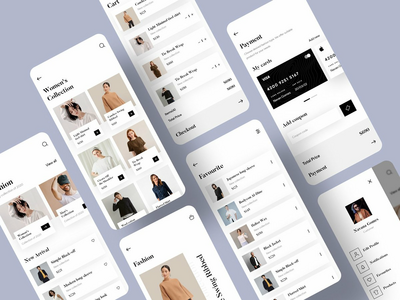 时尚移动应用设计(Fashion Mobile Application Design)