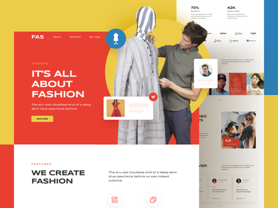 时尚响应登陆页面(Fashion Responsive Landing Page)
