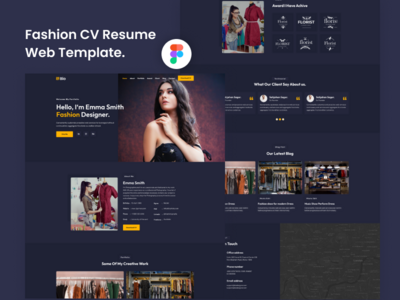 #3 Bio - 摄影师简历模板。(#3 Bio - Photographer CV Resume Template.)