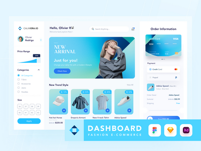 时尚电商仪表盘(Fashion E-commerce Dashboard)