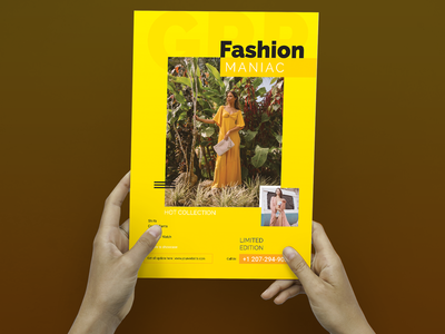 时尚传单 / 一页传单 / Letter 尺寸传单 / A4 尺寸传单(Fashion Flyer / one page flyer / Letter Size Flyer / A4 Size Flyer)