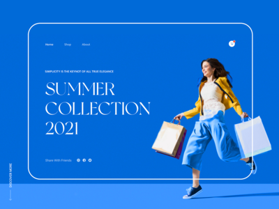 时尚标头探索：电商网站(Fashion Header Exploration : E-commerce Website)