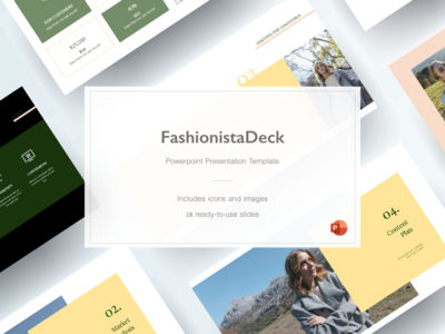 时尚达人甲板 - 终极演示模板(Fashionista Deck - Ultimate Presentation Template)