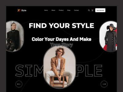 时尚登陆页面(Fashion Landing Page)