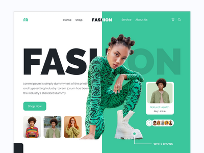 时尚登陆页面(Fashion Landing page)