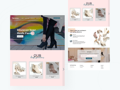 时尚登陆页面设计(Fashion Landing Page Design)