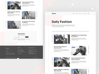 时尚登陆页面设计(Fashion Landing Page Design)