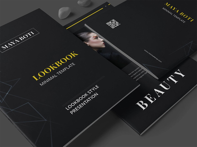 时尚 Lookbook 杂志最小模板(Fashion Lookbook Magazine Minimal Template)