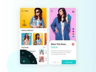 时尚电商 - 移动应用(Fashion E-commerce - Mobile App)