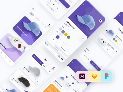 时尚移动应用设计（主题）(Fashion Mobile App Design ( Theme))