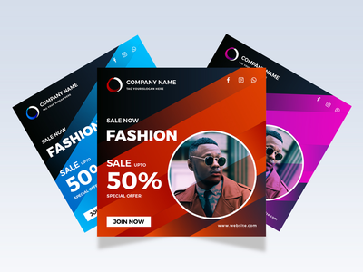 时尚销售社交媒体横幅(Fashion Sales Social Media Banner)